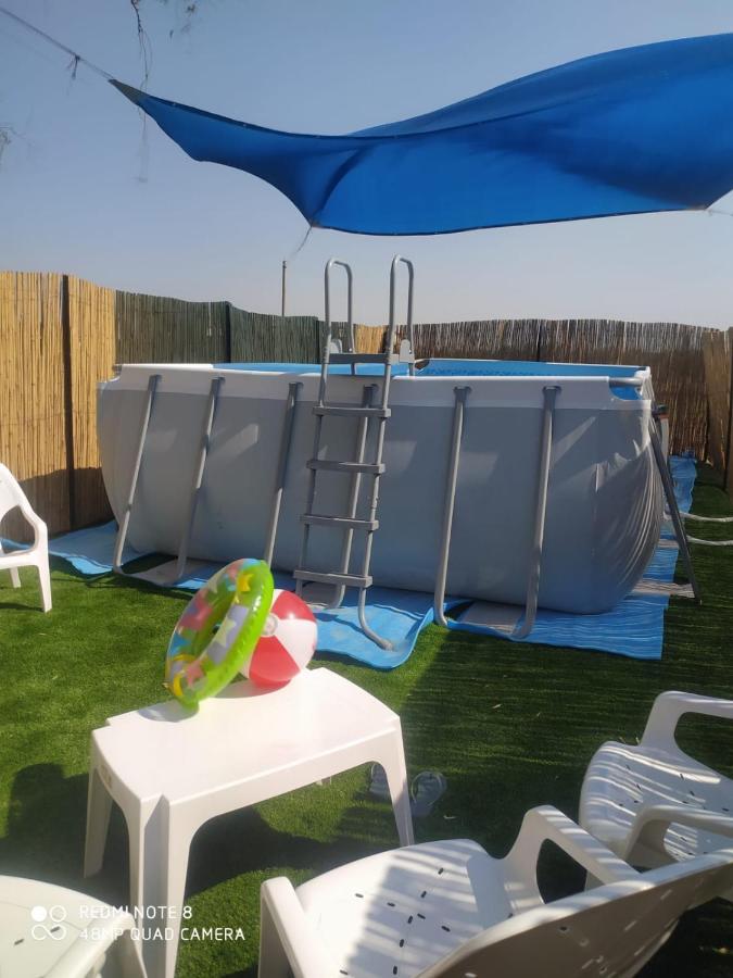 אצל דוד בכפר Leilighet Kfar Gidon Eksteriør bilde